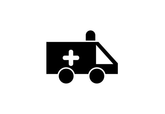 Ambulance Glyph Icon: Graphics & Icons Review