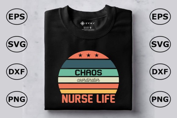 Chaos Coordinator Graphics for T-Shirt Designs