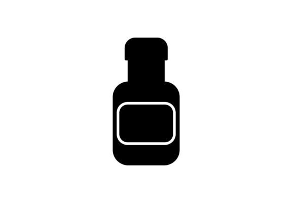 Cough Syrup Glyph Icon: Essential Graphics & Icons