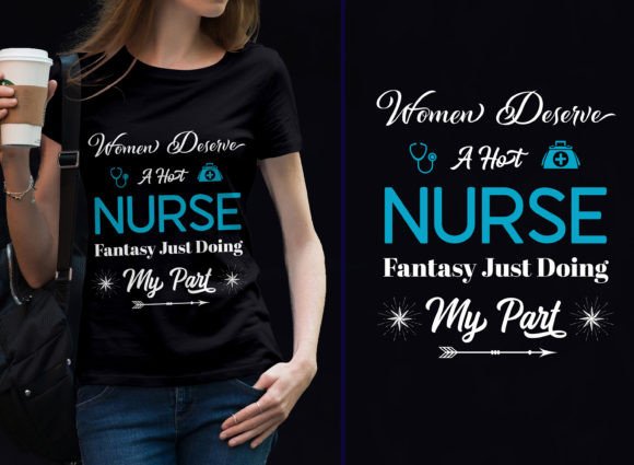 Hot Nurse Fantasy Graphics for T-Shirt Designs