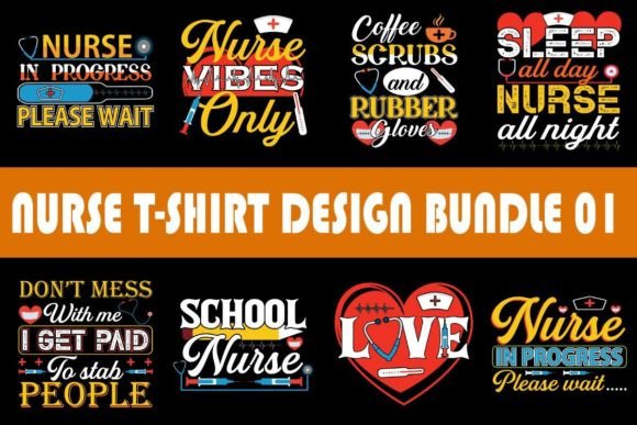 Nurse T-Shirt Design Bundle 01 Review