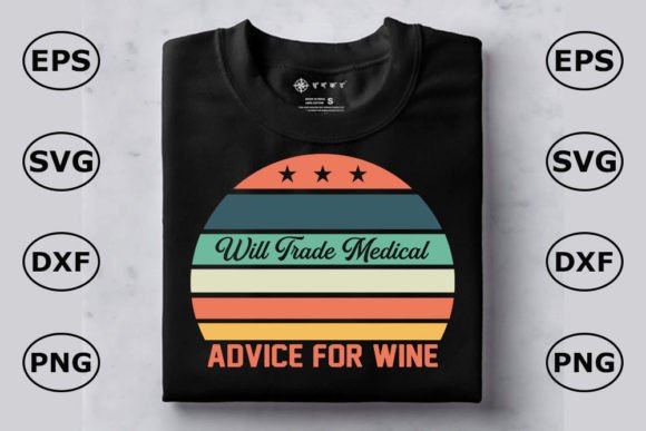 Nurse T-Shirt Design: Will Trade Medical Graphics