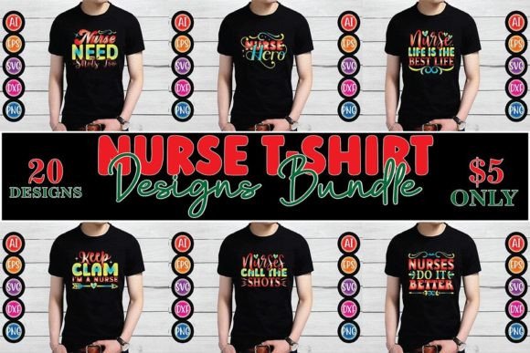 Nurse T-Shirt Designs Bundle-1 Review