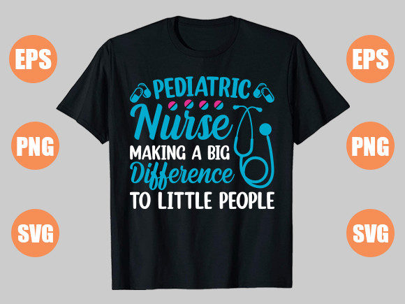 Pediatric Nurse Graphics for T-Shirt Designs